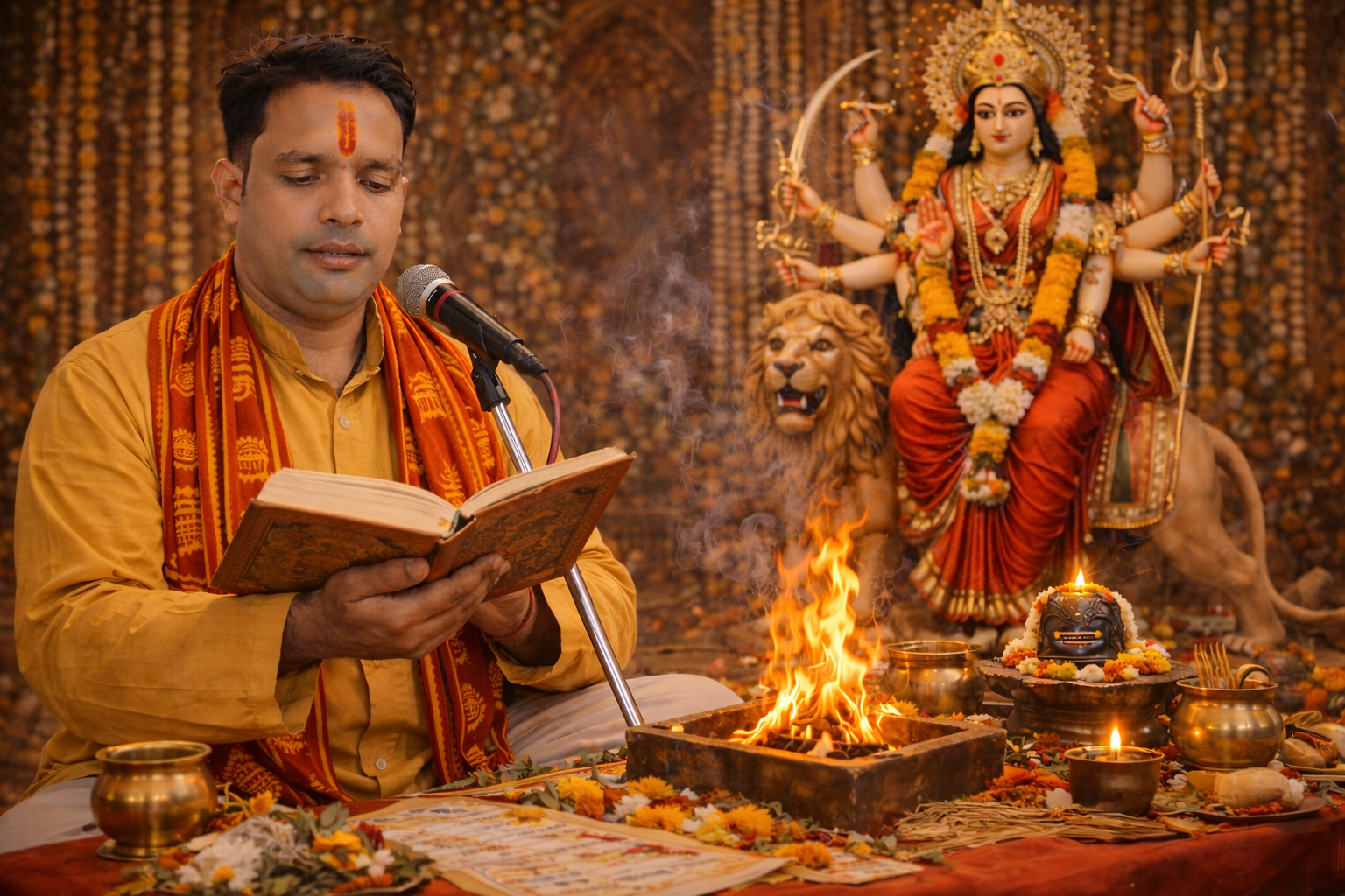 Durga Puja in UAE: Book Pandit Ji Online for a Divine Celebration