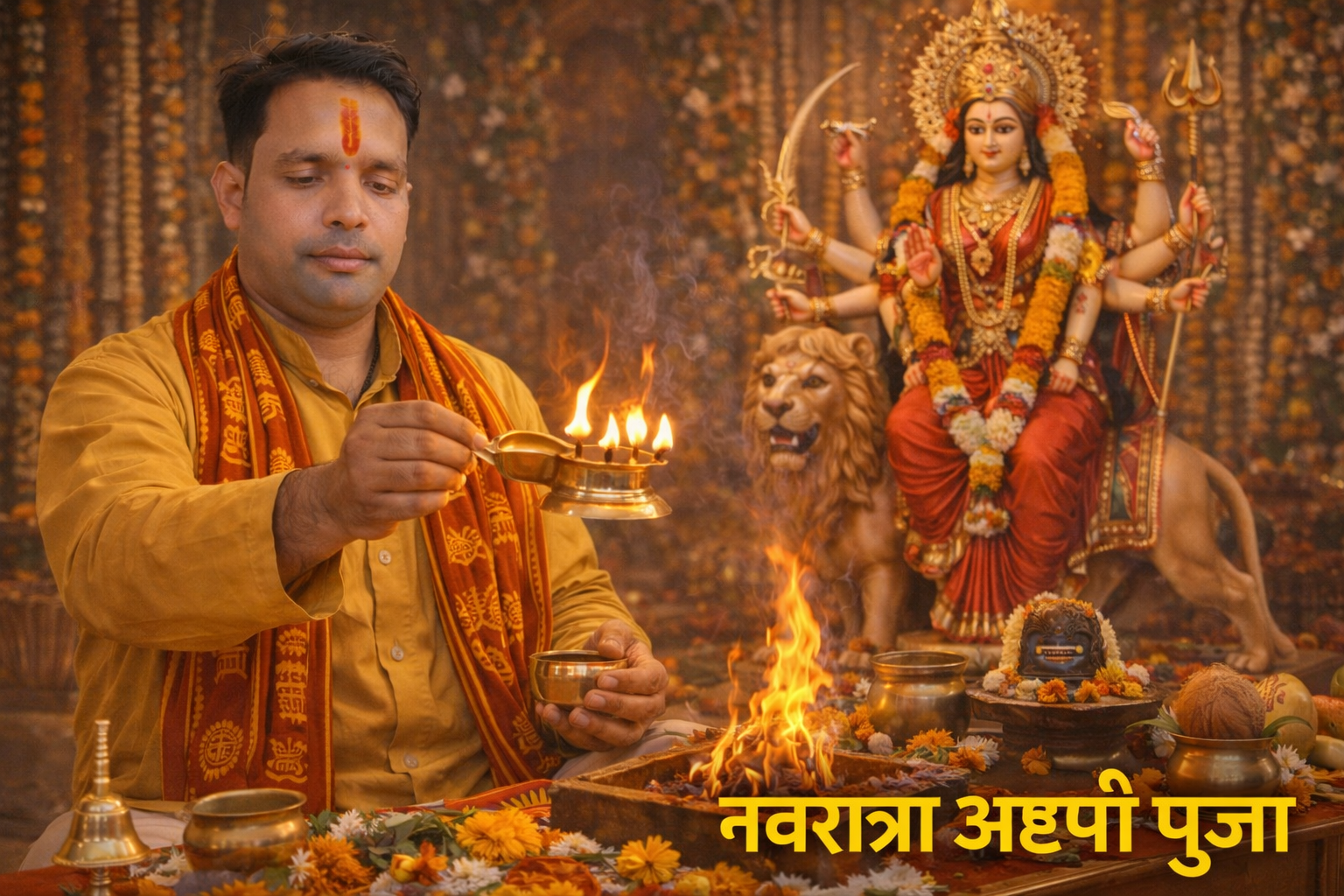 Navratra Ashthmi Puja